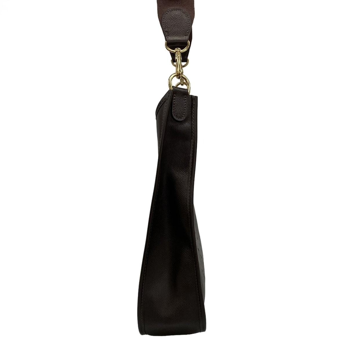 Hermes Shoulder Bag Evelyne Dark Brown