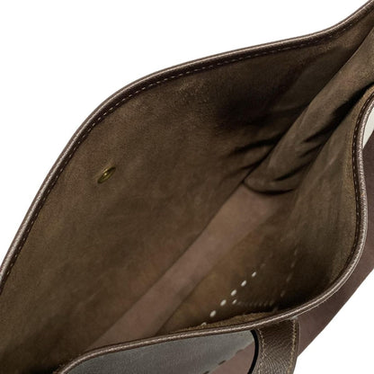 Hermes Shoulder Bag Evelyne Dark Brown
