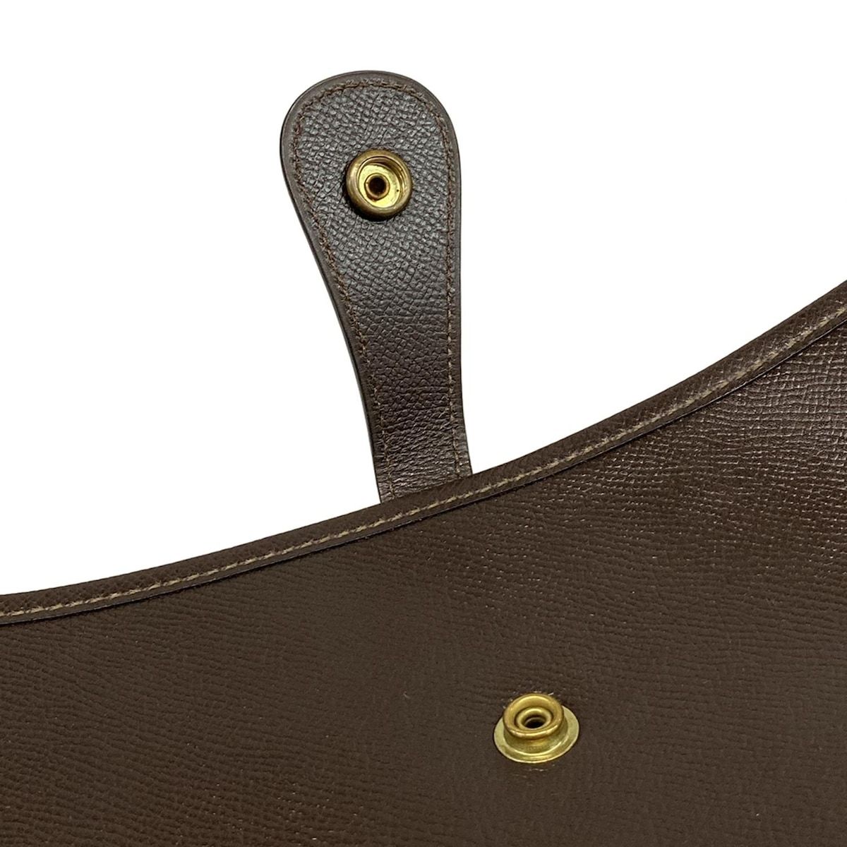 Hermes Shoulder Bag Evelyne Dark Brown