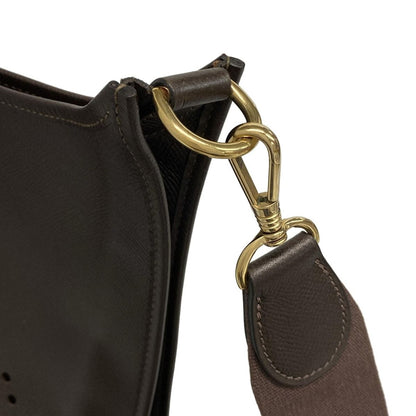 Hermes Shoulder Bag Evelyne Dark Brown