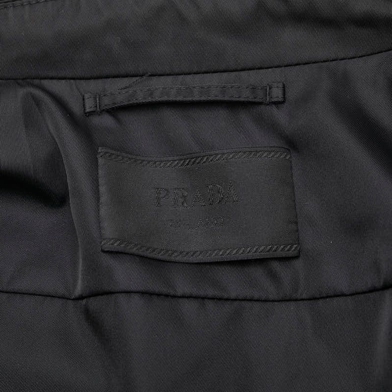 Prada 20ss Re-Nylon Triangle Plate Tech Blouson Jacket Size:xs Sgb404 Black