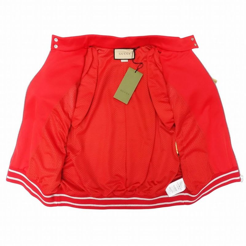 Gucci Sequin Decoration Zip Jacket Blouson Short Sleeve Interlocking