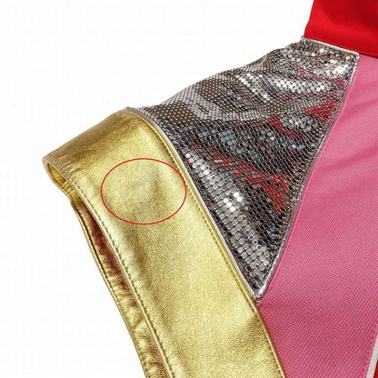 Gucci Sequin Decoration Zip Jacket Blouson Short Sleeve Interlocking