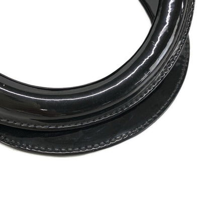 Dior/christiandior Handbag Lady Dior Medium Bag Black Silver Hardware Leather