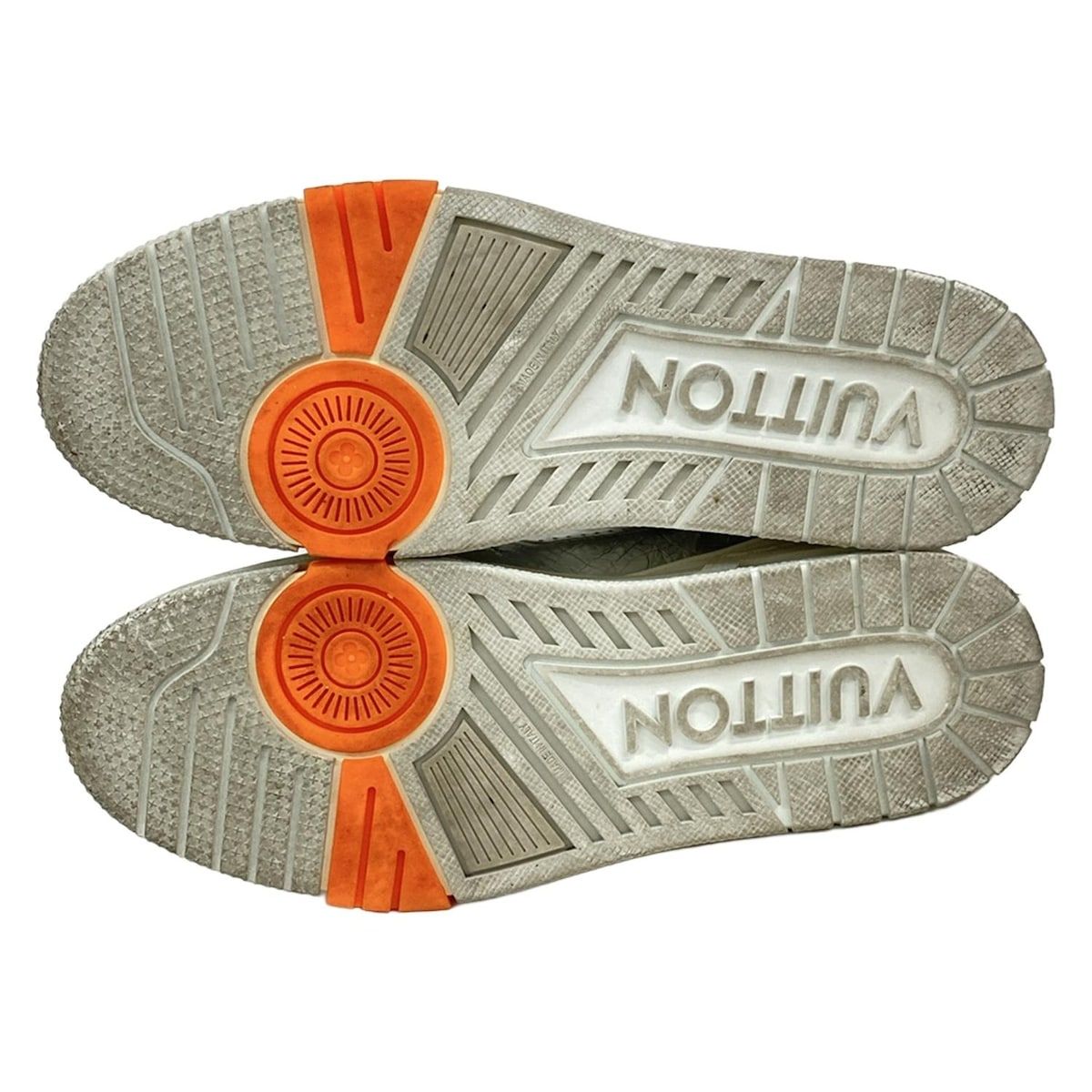 Louis Vuitton Sneakers 7 Men's - Silver Insole Removable Leather