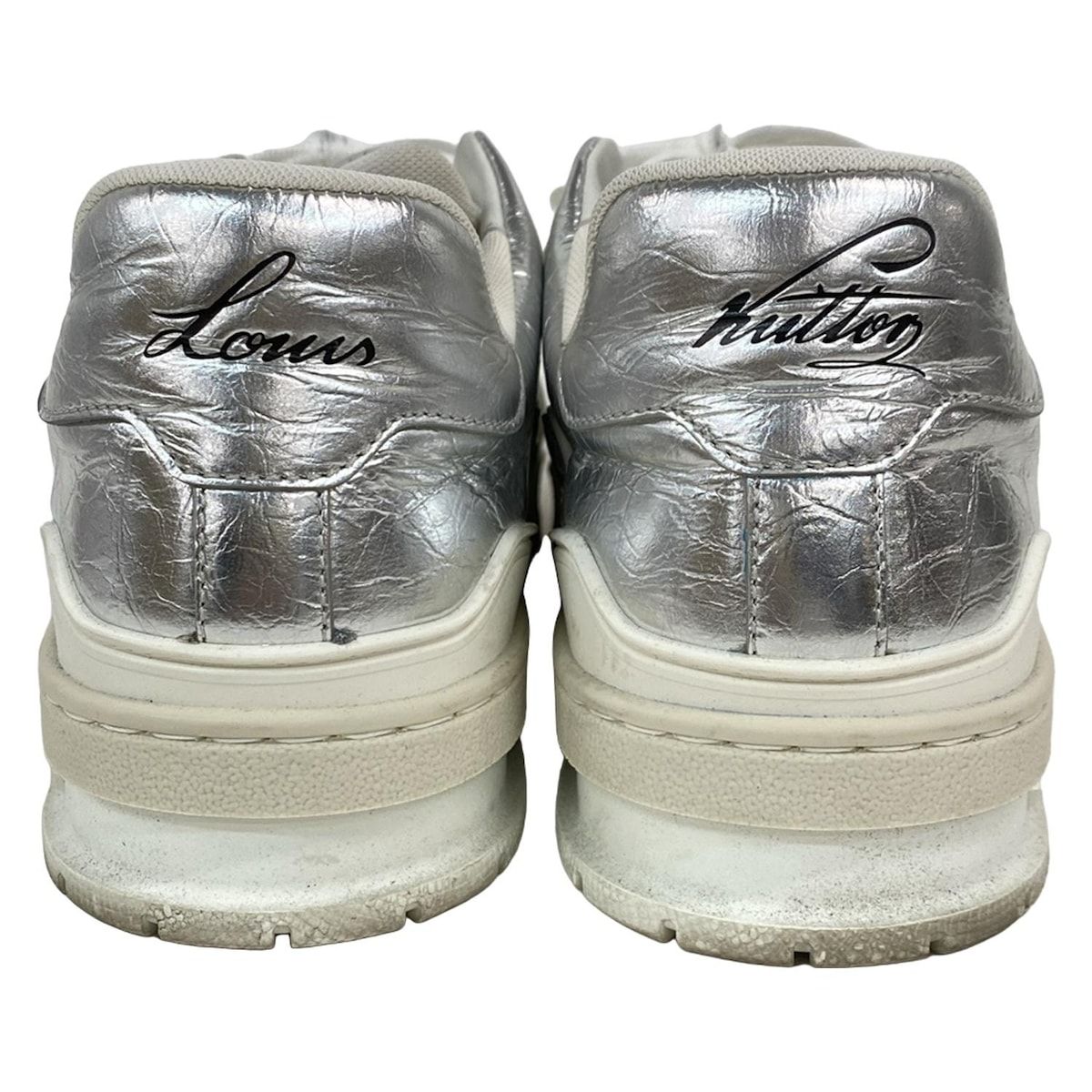 Louis Vuitton Sneakers 7 Men's - Silver Insole Removable Leather