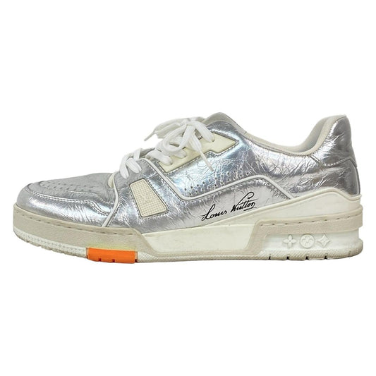 Louis Vuitton Sneakers 7 Men's - Silver Insole Removable Leather