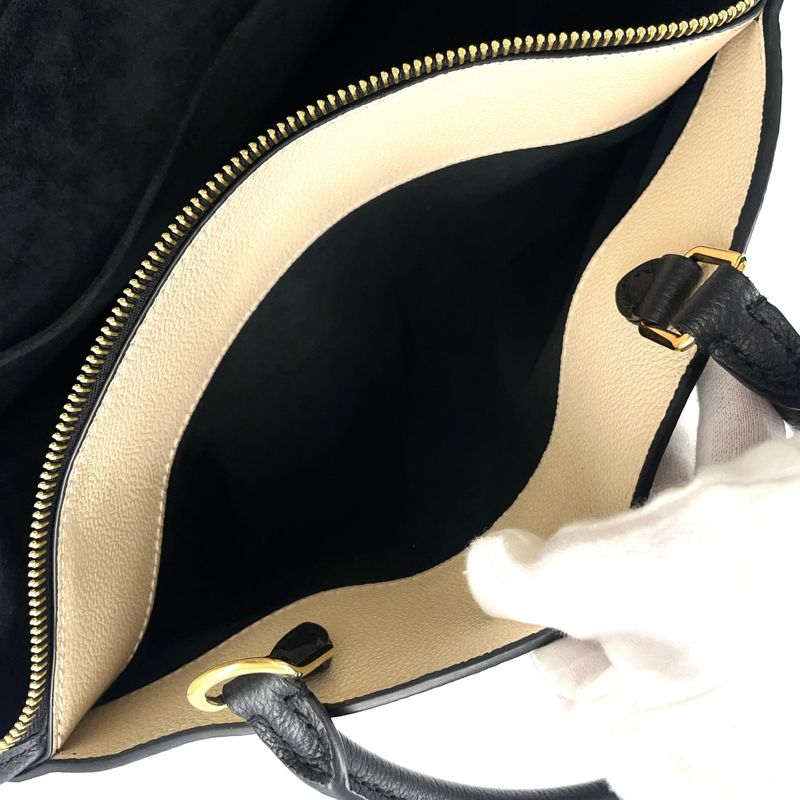 Louis Vuitton Grand Palais MM Monogram ・empreinte Rfid Compatible Leather Black