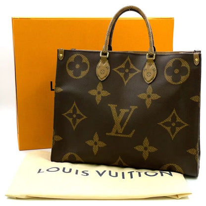 Louis Vuitton on the Go GM Monogram Giant Monogram Giant Rfid Ic Chip Leather ×