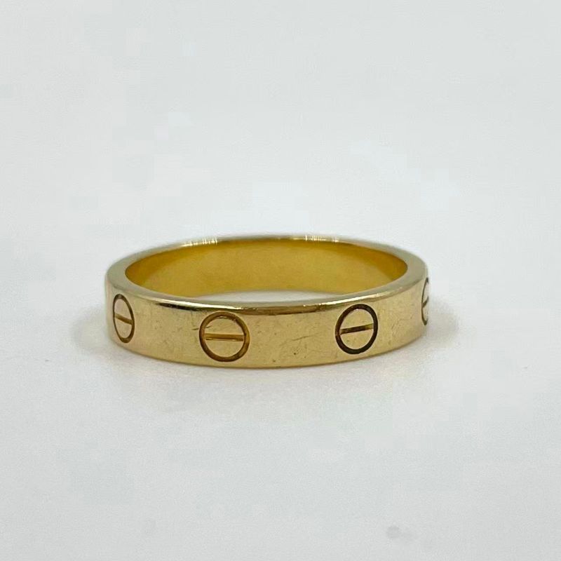 Cartier Love Ring Small Model Au750 Gold Ring