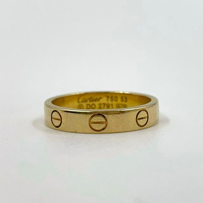 Cartier Love Ring Small Model Au750 Gold Ring