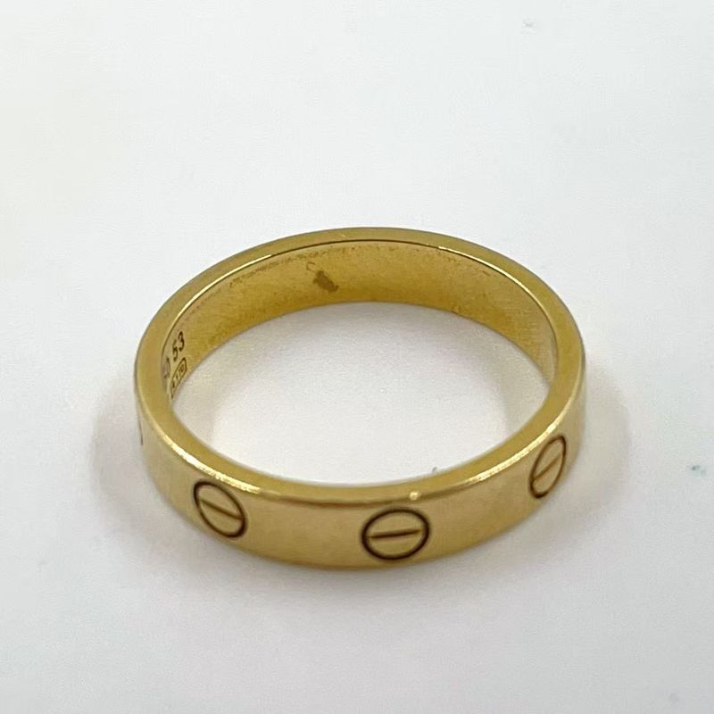 Cartier Love Ring Small Model Au750 Gold Ring