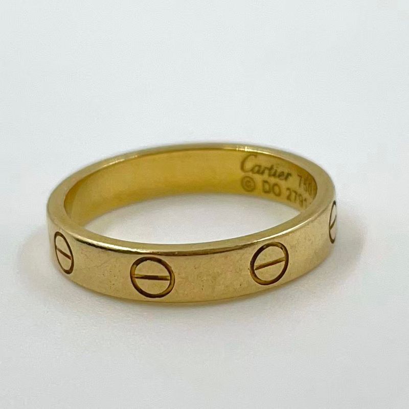 Cartier Love Ring Small Model Au750 Gold Ring