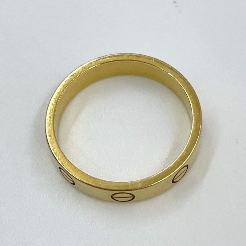 Cartier Love Ring Small Model Au750 Gold Ring