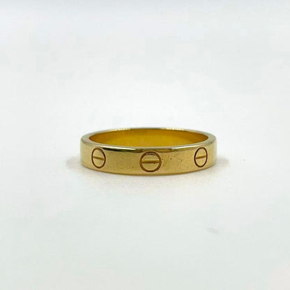 Cartier Love Ring Small Model Au750 Gold Ring