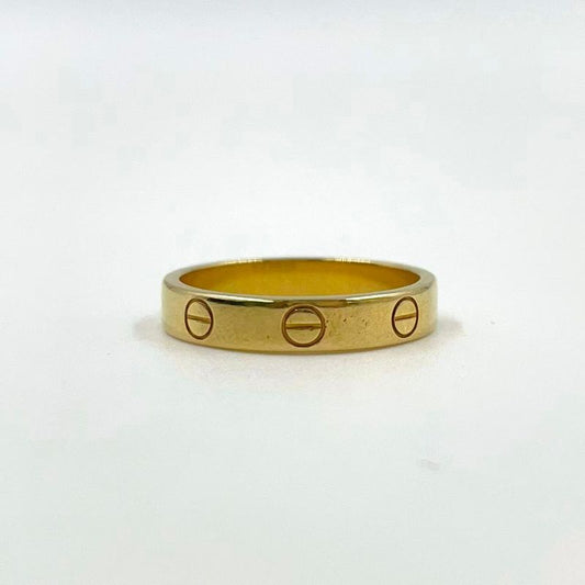 Cartier Love Ring Small Model Au750 Gold Ring