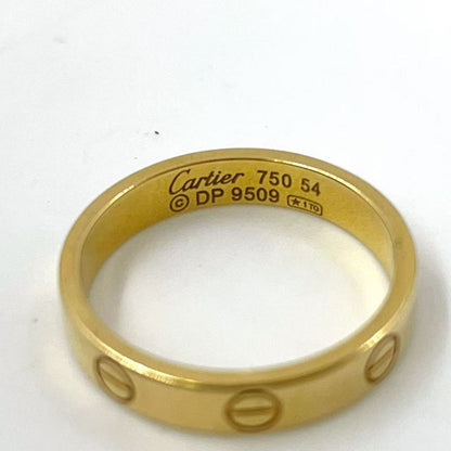 Cartier Love Ring Small Model Au750 Gold Ring