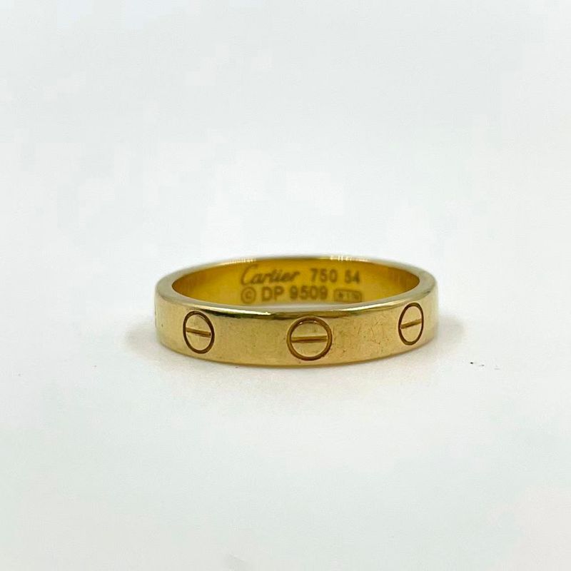 Cartier Love Ring Small Model Au750 Gold Ring