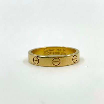 Cartier Love Ring Small Model Au750 Gold Ring