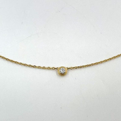 Cartier Damour XS Diamants Leger Diamond X Au750 Gold Necklace