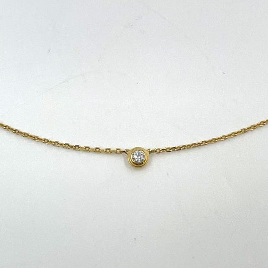 Cartier Damour XS Diamants Leger Diamond X Au750 Gold Necklace