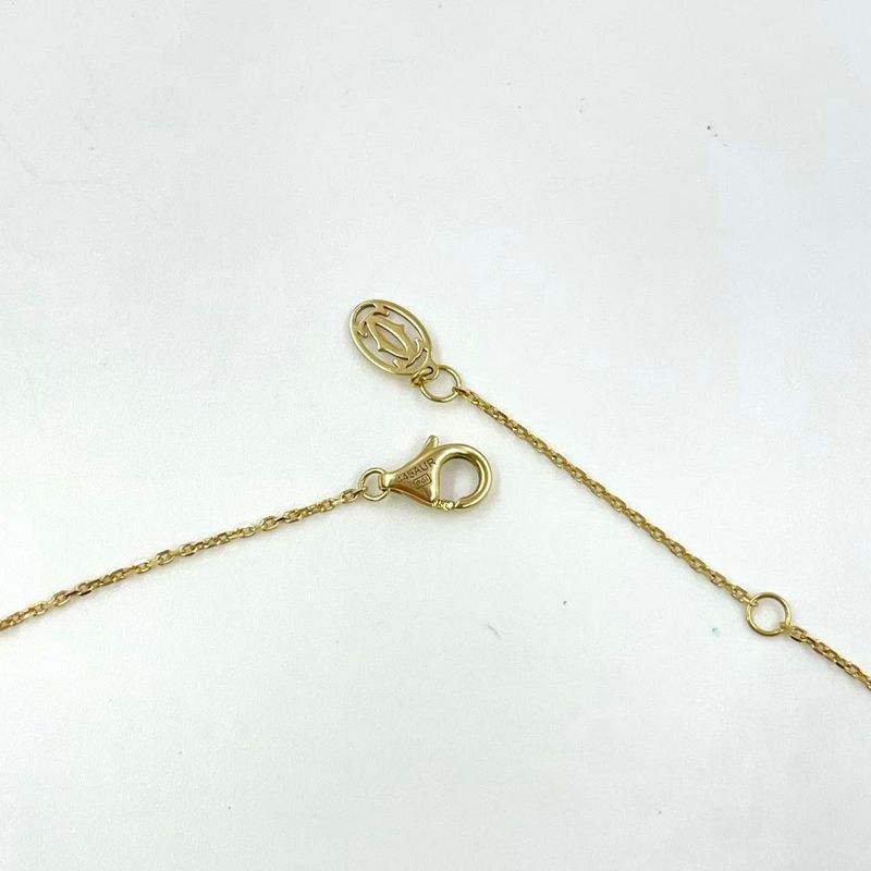 Cartier Damour XS Diamants Leger Diamond X Au750 Gold Necklace