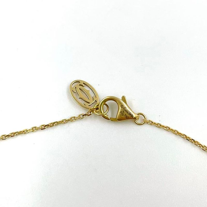 Cartier Damour XS Diamants Leger Diamond X Au750 Gold Necklace