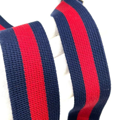 Gucci GG Supreme Small Messenger Bag Leather X PVC Black X Multicolor Shoulder