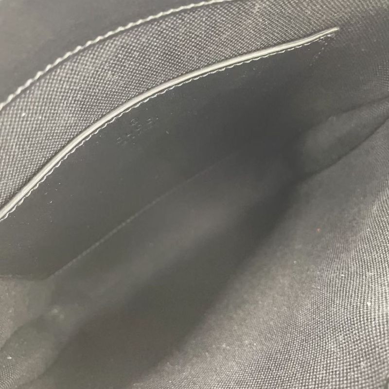 Gucci GG Supreme Small Messenger Bag Leather X PVC Black X Multicolor Shoulder