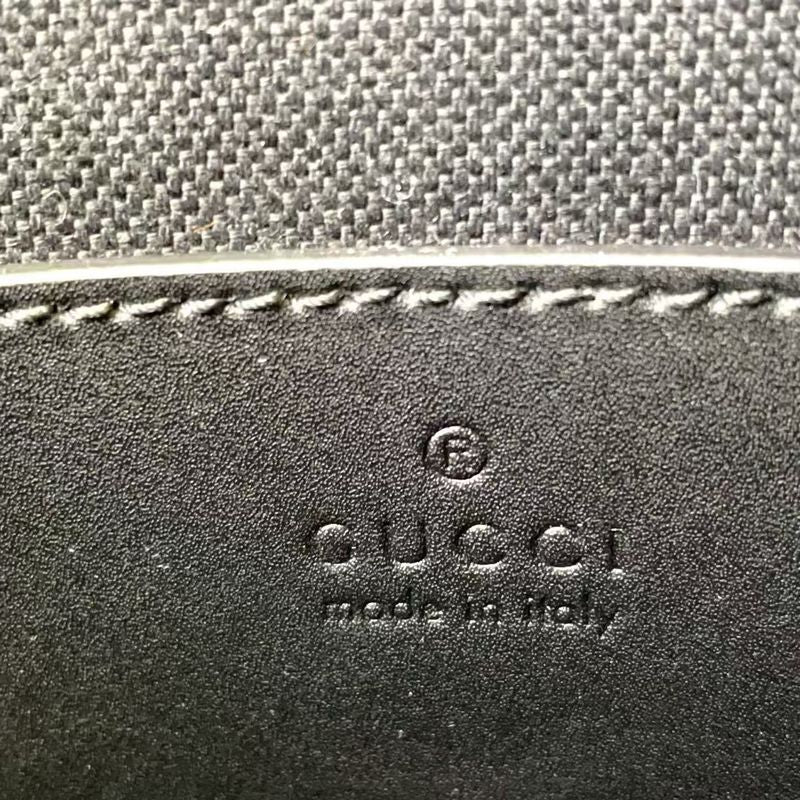 Gucci GG Supreme Small Messenger Bag Leather X PVC Black X Multicolor Shoulder