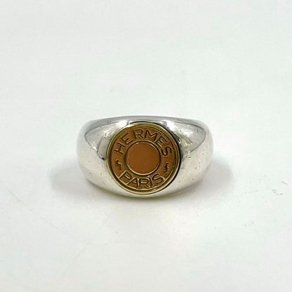Hermes Serie Sv925×18k Yellow Gold Gold×silver Ring