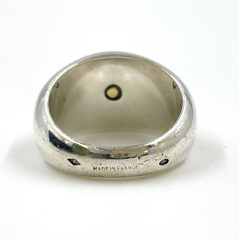 Hermes Serie Sv925×18k Yellow Gold Gold×silver Ring
