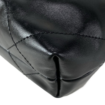 Chanel Handbag Excellent Condition Chanel 22 Mini Handbag As3980 Black