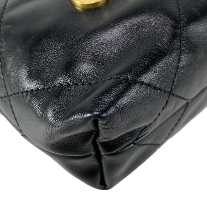 Chanel Handbag Excellent Condition Chanel 22 Mini Handbag As3980 Black