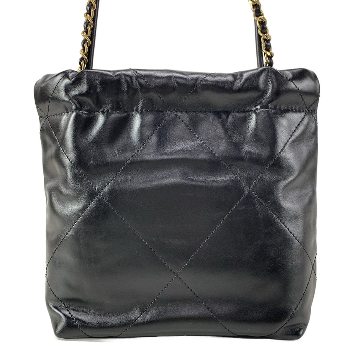 Chanel Handbag Excellent Condition Chanel 22 Mini Handbag As3980 Black