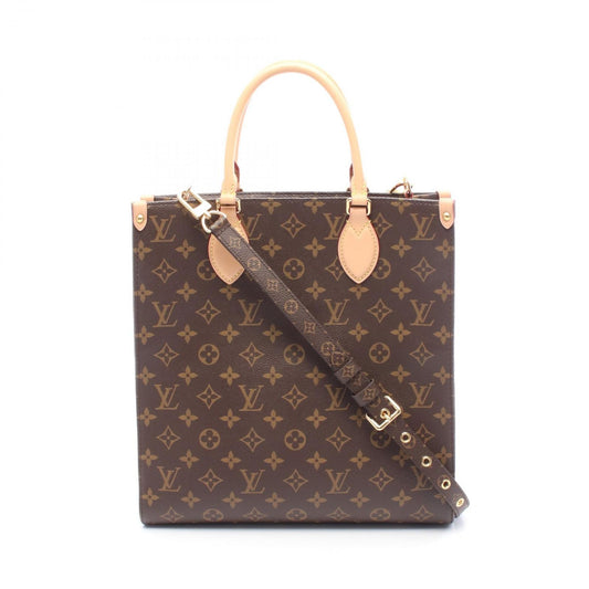 Louis Vuitton Tote Bag Sac Plastic PM Monogram M46263 PVC Coated Canvas Leather