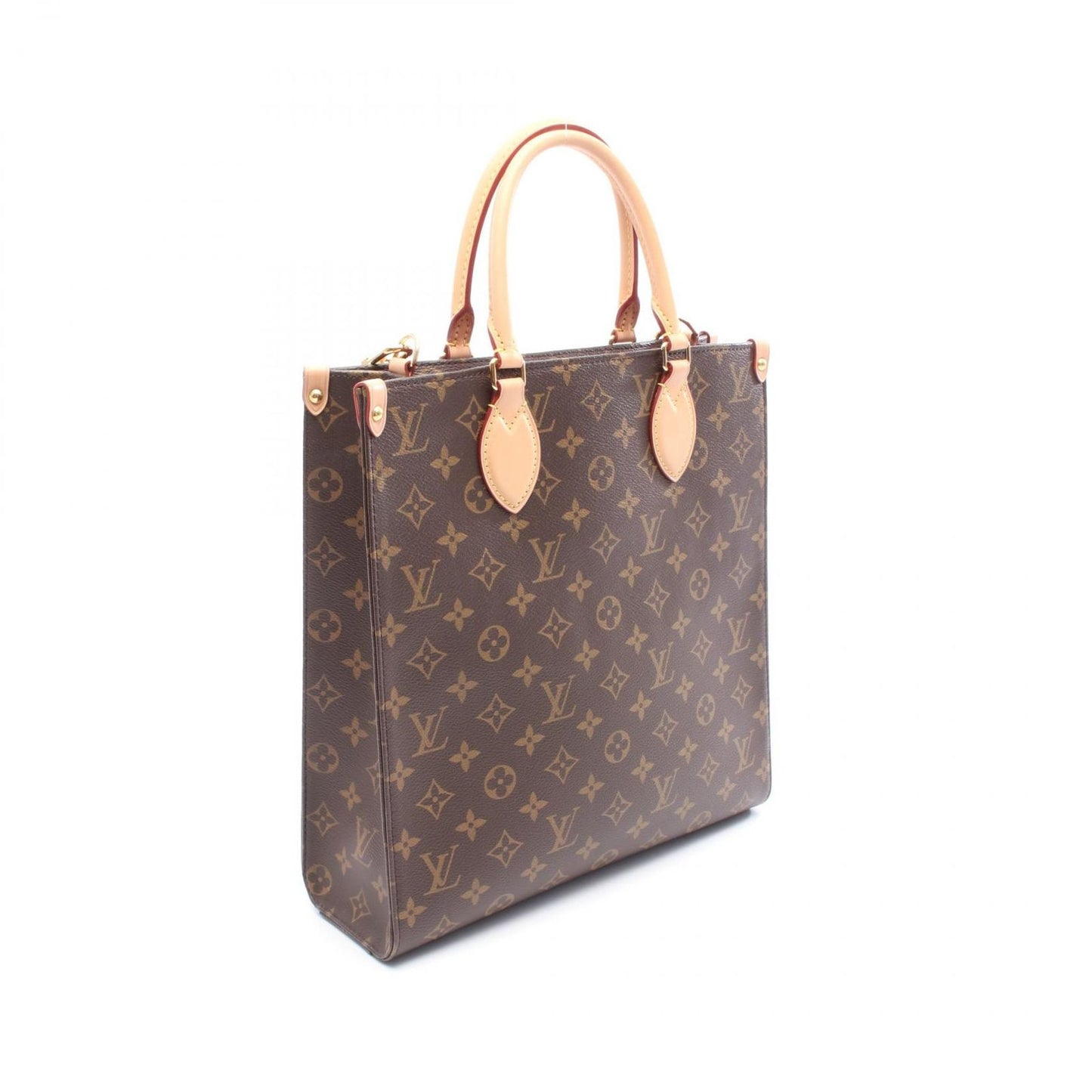 Louis Vuitton Tote Bag Sac Plastic PM Monogram M46263 PVC Coated Canvas Leather