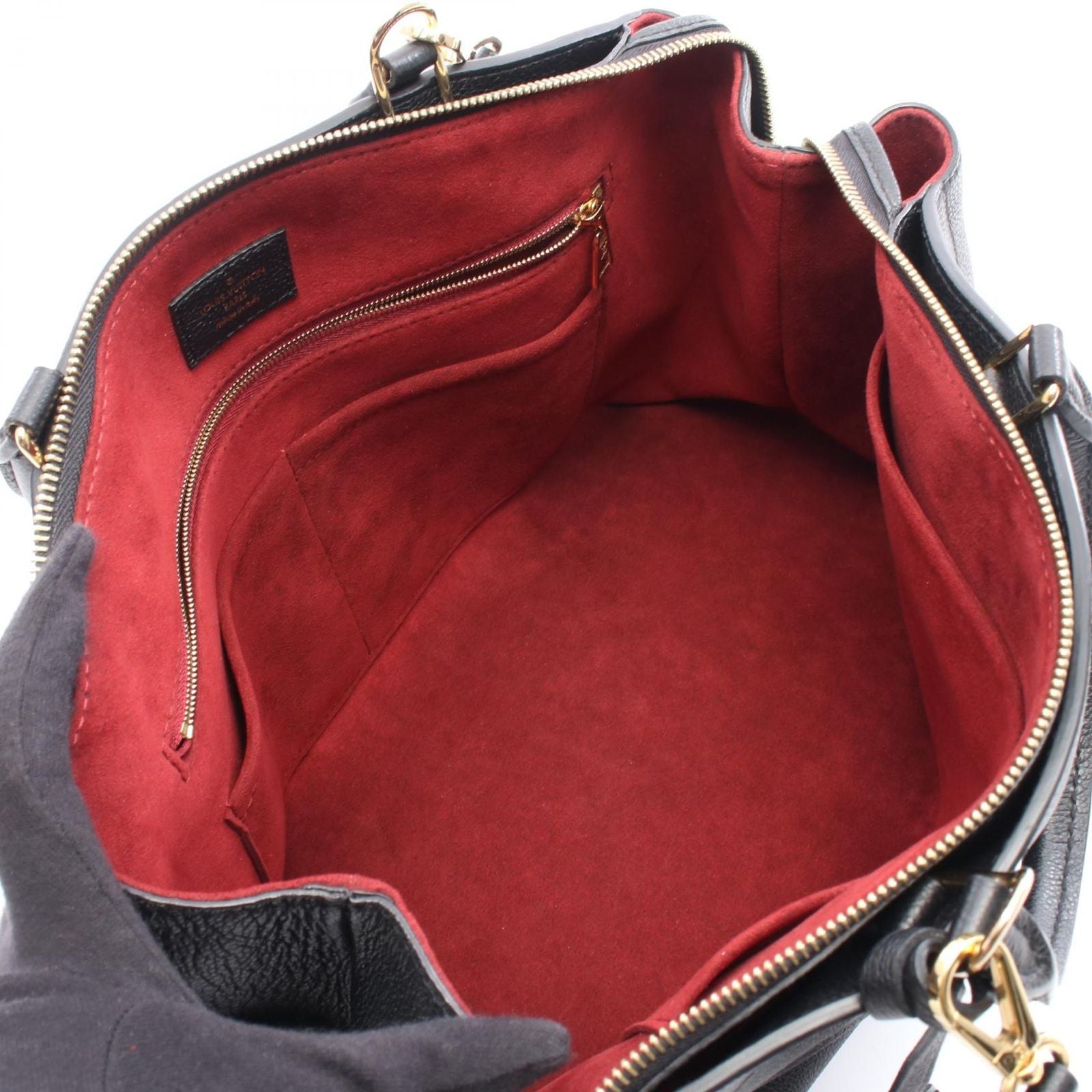 Louis Vuitton Handbag Grand Palais MM Monogram Empreinte M45811 Noir Leather