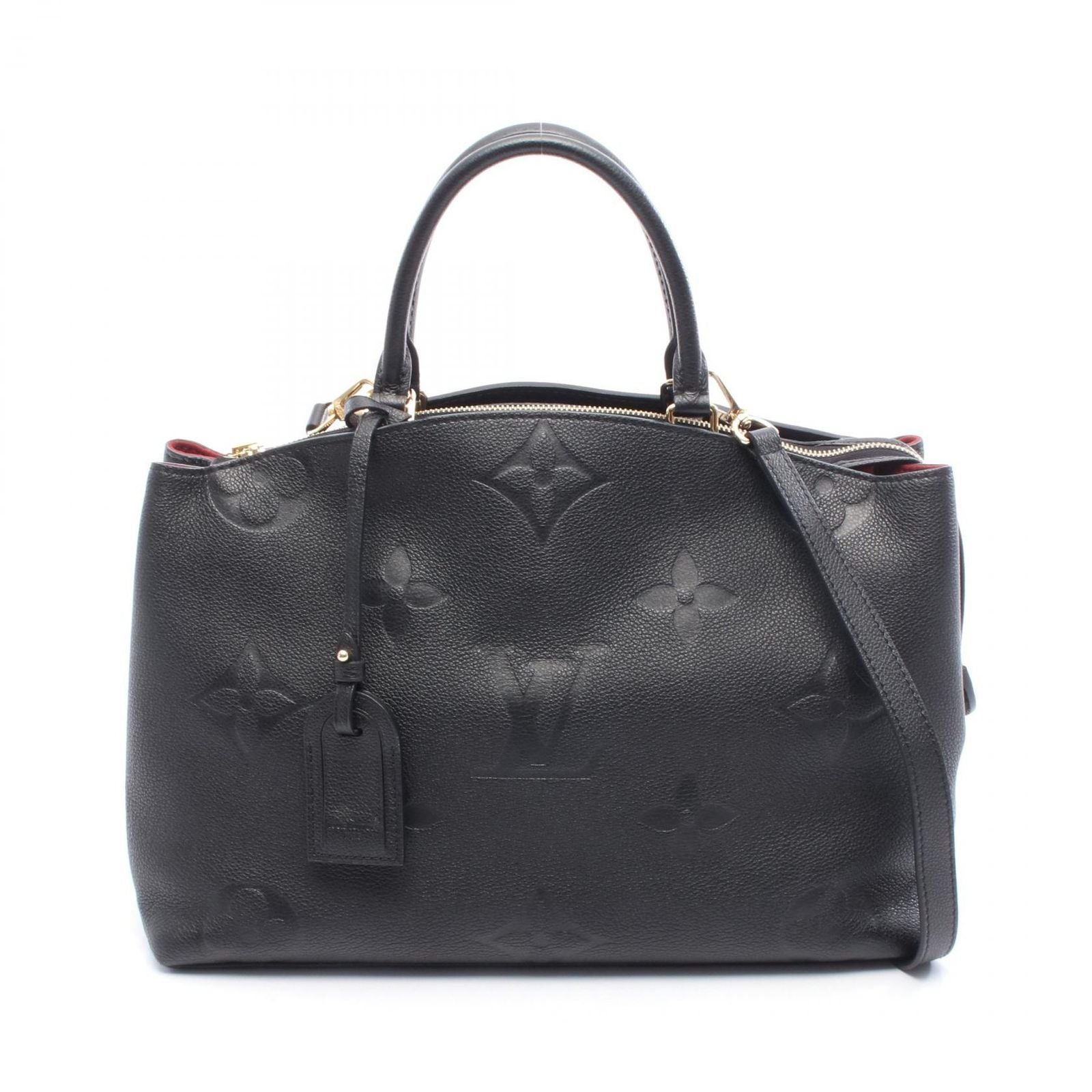 Louis Vuitton Handbag Grand Palais MM Monogram Empreinte M45811 Noir Leather