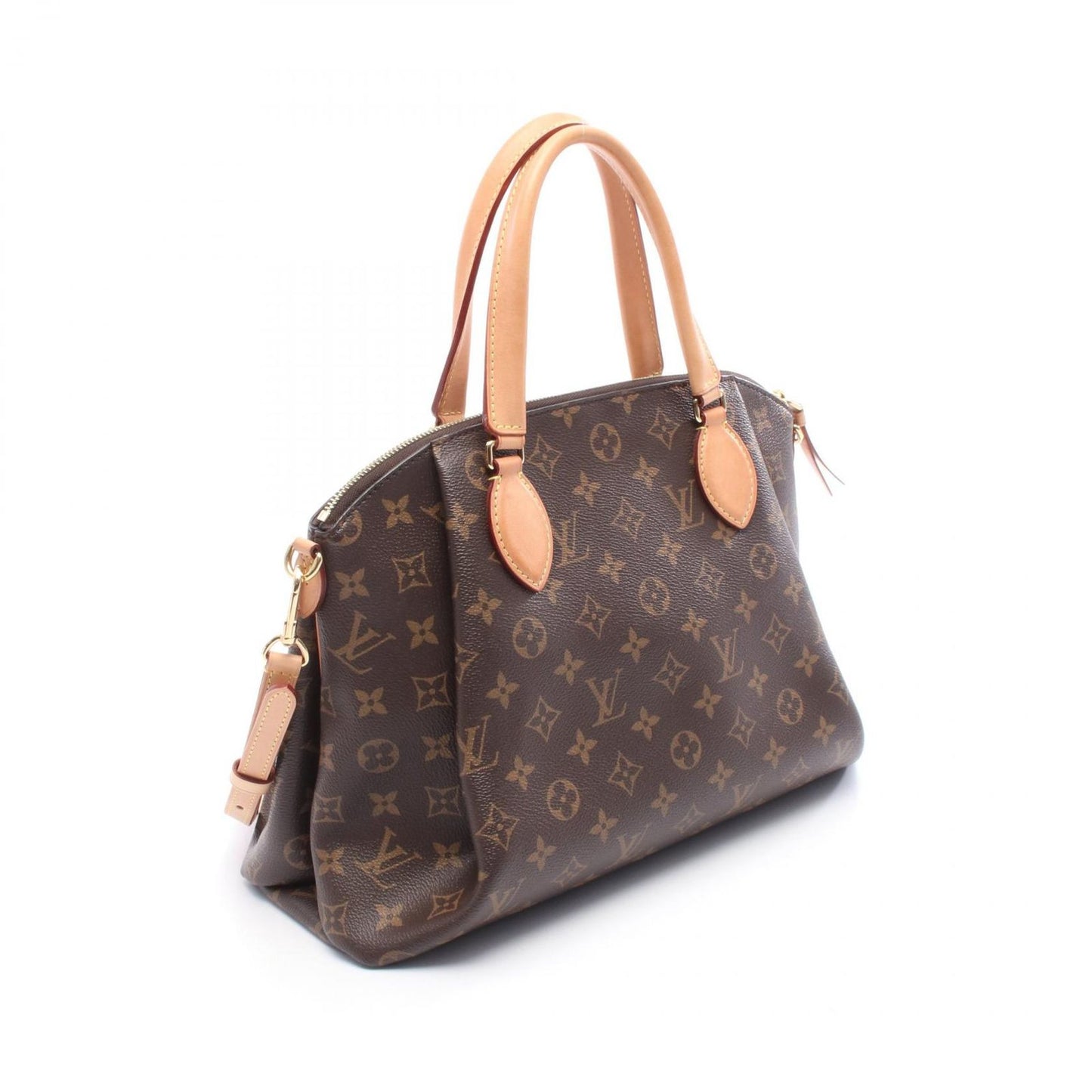 Louis Vuitton Handbag Rivoli MM Monogram M44546 PVC Coated Canvas Leather