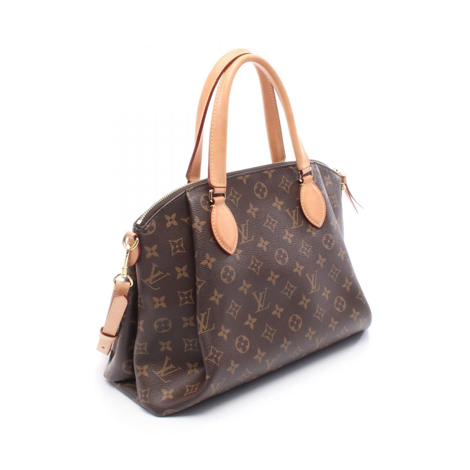 Louis Vuitton Handbag Rivoli MM Monogram M44546 PVC Coated Canvas Leather