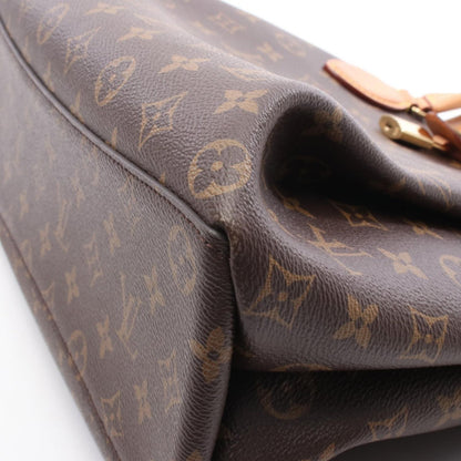 Louis Vuitton Handbag Rivoli MM Monogram M44546 PVC Coated Canvas Leather