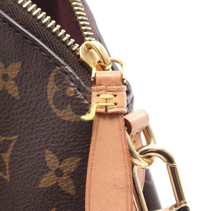 Louis Vuitton Handbag Rivoli MM Monogram M44546 PVC Coated Canvas Leather