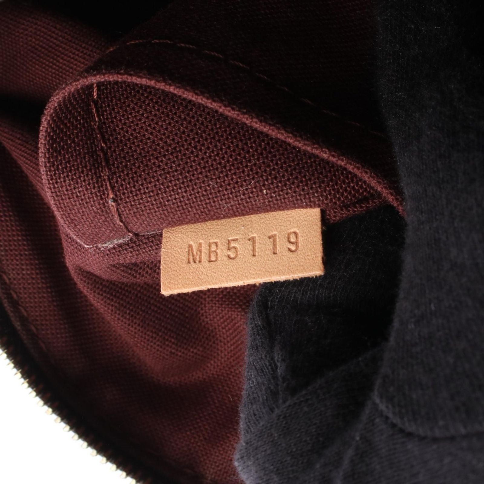 Louis Vuitton Handbag Rivoli MM Monogram M44546 PVC Coated Canvas Leather