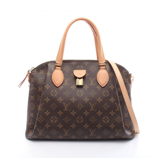 Louis Vuitton Handbag Rivoli MM Monogram M44546 PVC Coated Canvas Leather