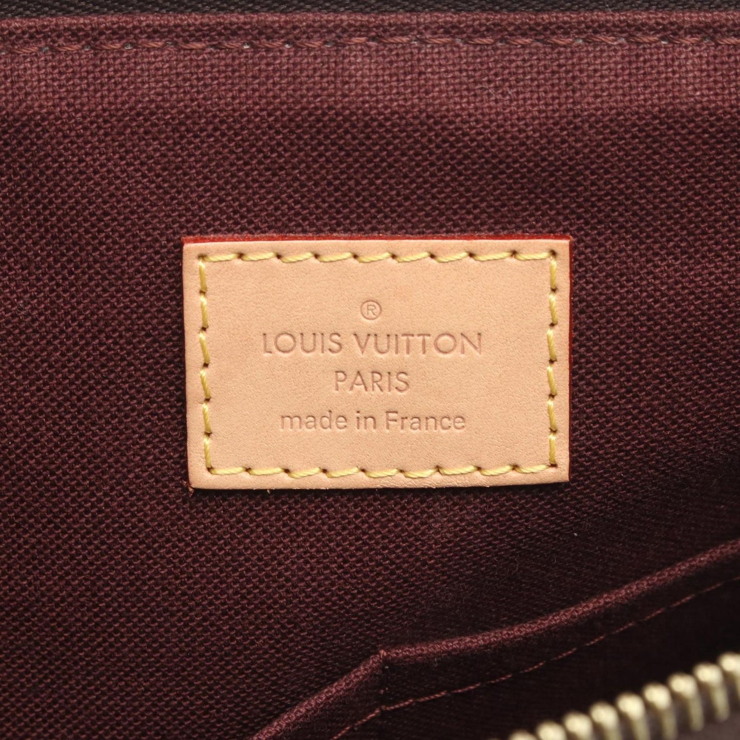 Louis Vuitton Handbag Rivoli MM Monogram M44546 PVC Coated Canvas Leather