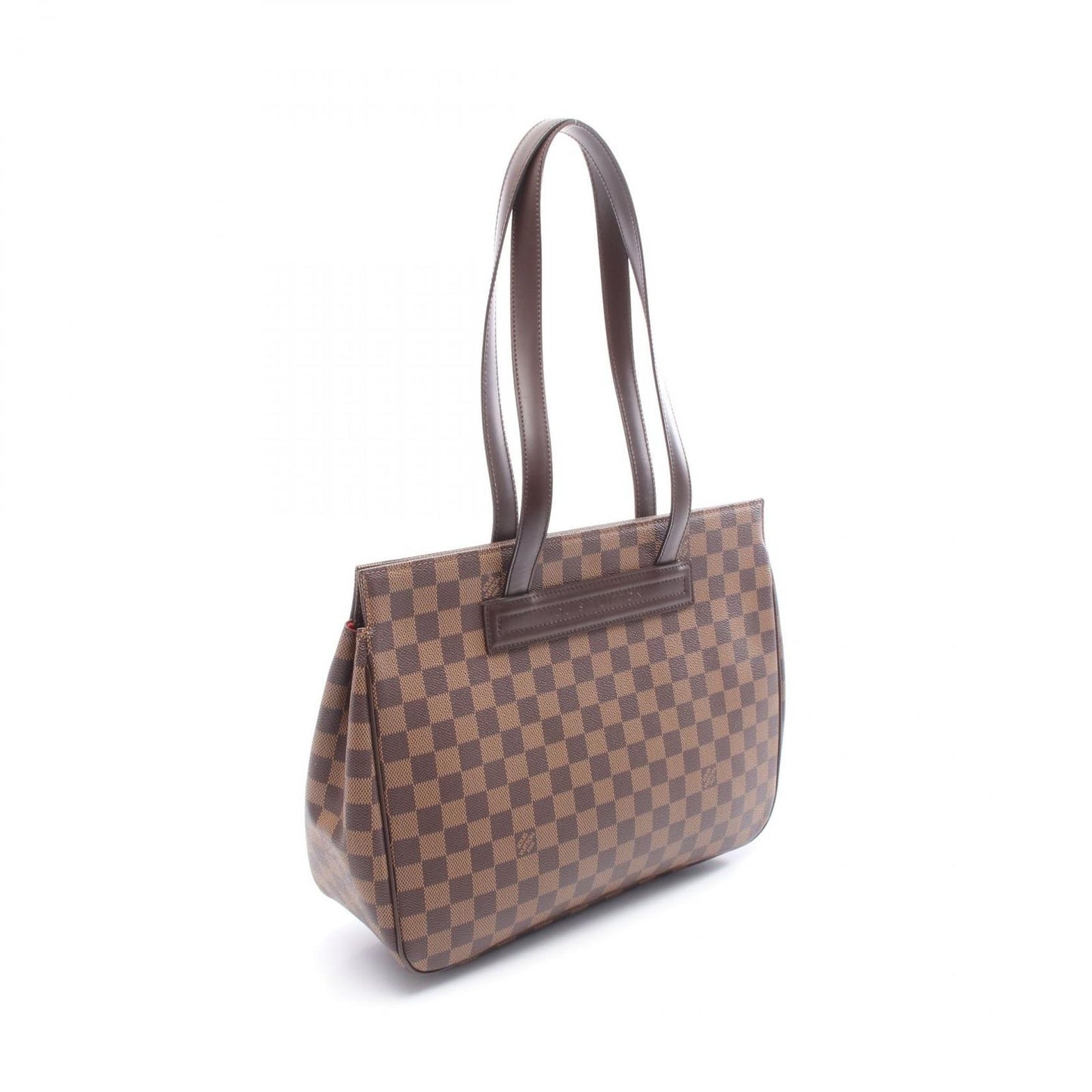 Louis Vuitton Tote Bag Parioli PM Damier Ebene N51123 PVC Coated Canvas Leather