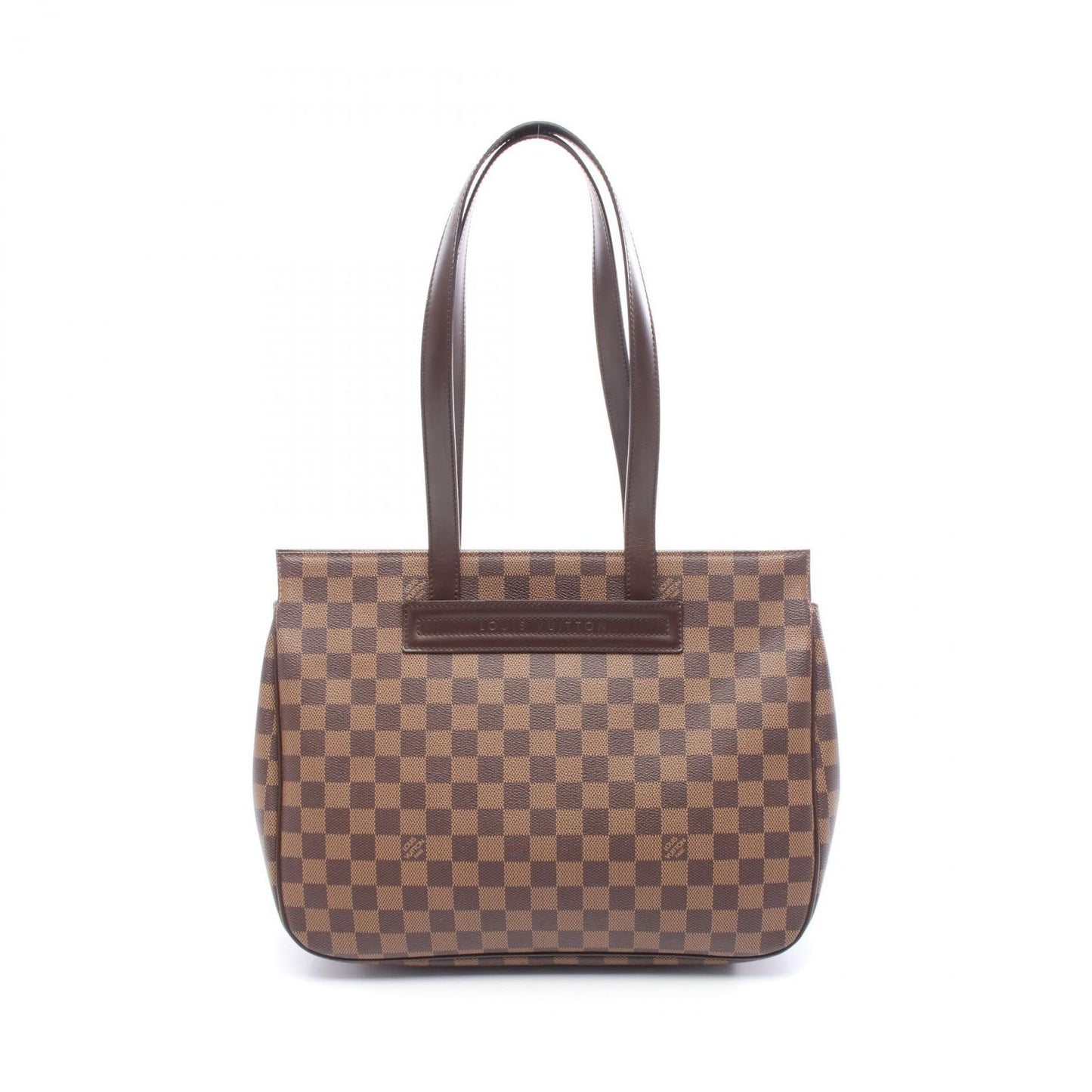 Louis Vuitton Tote Bag Parioli PM Damier Ebene N51123 PVC Coated Canvas Leather