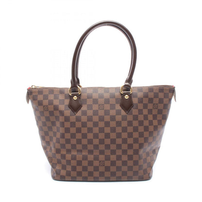 Louis Vuitton Tote Bag Saleya MM Damier Ebene N51182 PVC Coated Canvas Leather