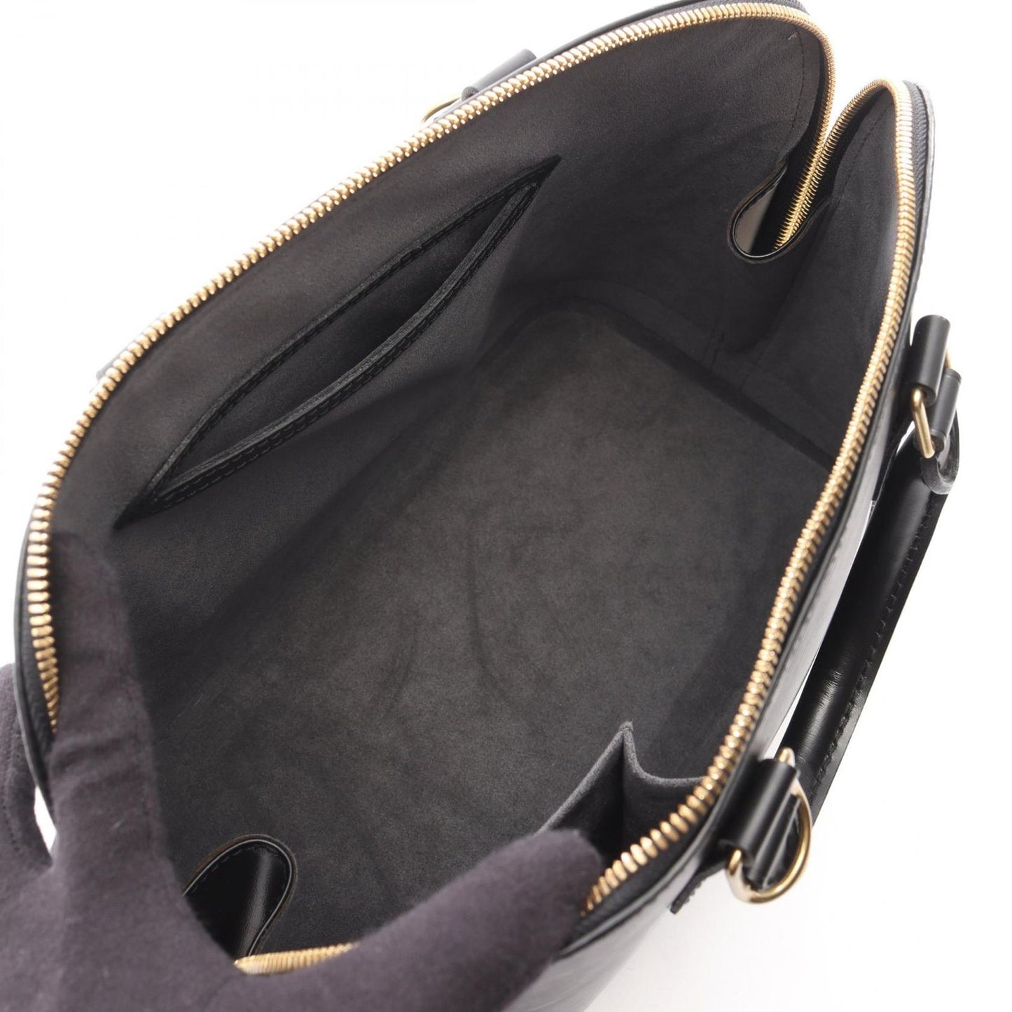 Louis Vuitton Handbag Alma Epi Noir M52142 Noir Leather Alma Women's a